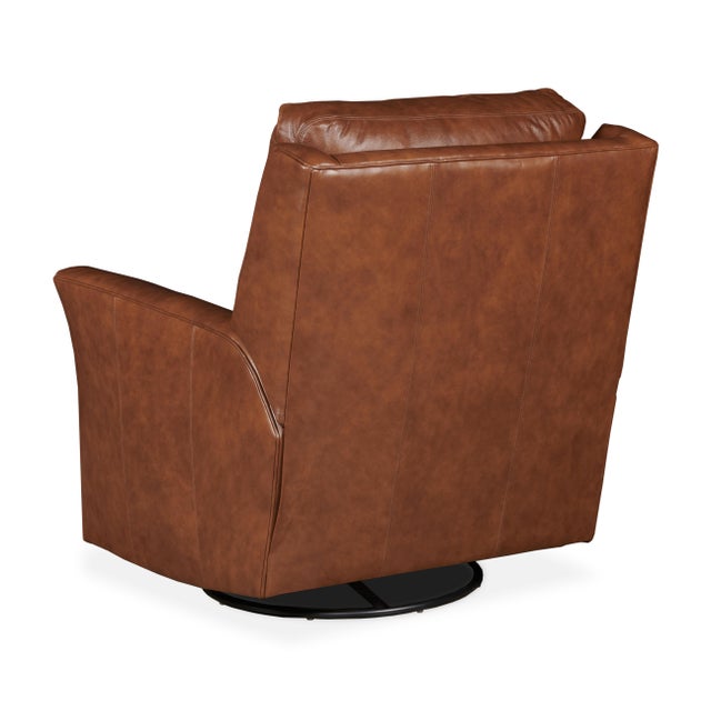 Brown Century Furniture Aubry Swivel Glider Electric Recliner For Sale - Image 8 of 9