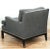 Mid-Century Modern Tommi Parzinger Originals Modern Armchair and Ottoman, Club Chair, 1958 For Sale - Image 3 of 5