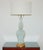 Mid-Century Modern Vintage Murano White Opaline Glass Lamp For Sale - Image 3 of 9
