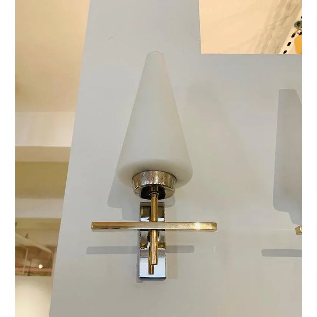 Pair of French 1970s Lunel Wall Lights For Sale - Image 9 of 13