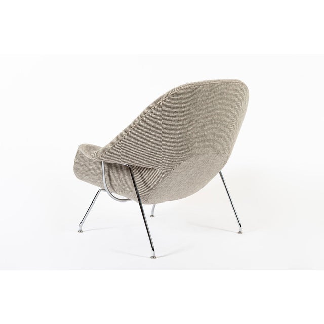 Early Restored Mid Century Tan Womb Lounge Chair by Saarinen for Knoll, Multiples/Custom Available For Sale - Image 13 of 17