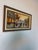French Vintage Parisian Street Scene Oil on Plywood – Framed For Sale - Image 3 of 12