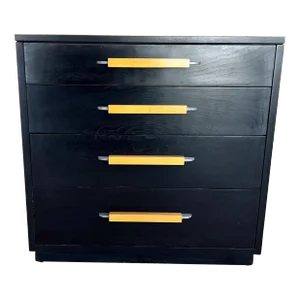 1940s Eliel Saarinen Ebonized Dresser Art Deco Johnson Furniture Co
