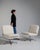 White Pair of Variopur Space Age Upholstered Swivel Chairs, Antique, Germany, Circa 1970 For Sale - Image 8 of 16