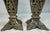 Pair of Antique Victorian Reticulated Open Worked Nickel Plated Brass Vases For Sale - Image 9 of 11