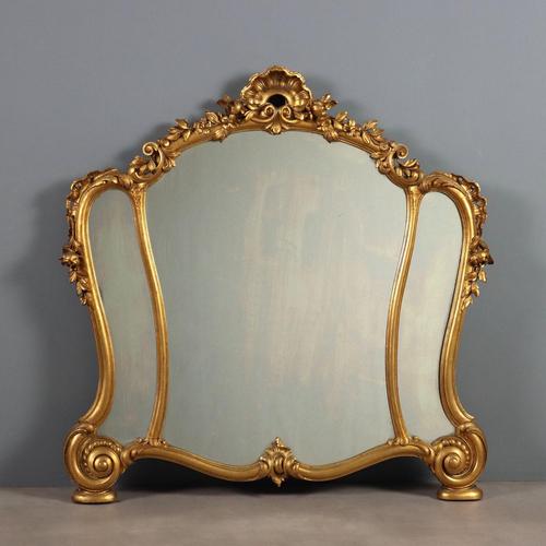 Carved and Gilded Style Mirror For Sale - Image 11 of 11