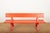 Ash Wood Bench in Stained and Lacquered Red for the Frankfurt Book Fair by Moritz Schmid for Röthlisberger, 2014, in Very...