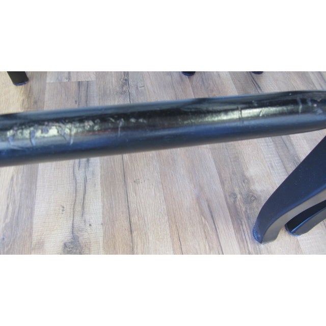 Pottery Barn Black Bar Stools A Pair Chairish