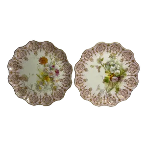 Early 20th Century Royal Doulton Burslem Plates- a Pair