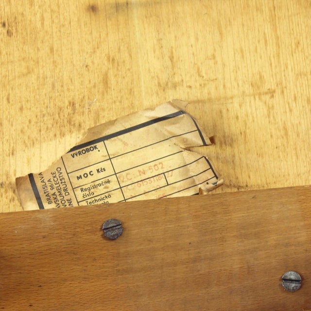 Folk Dining Chair in Wood, Czechoslovakia, 1970s For Sale - Image 13 of 13