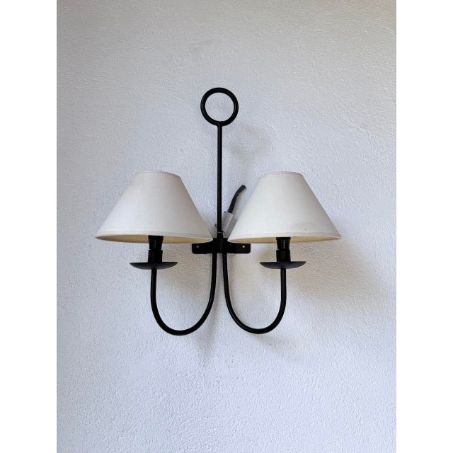 Double Wall Light in the style of Royère, 1960s For Sale - Image 13 of 18