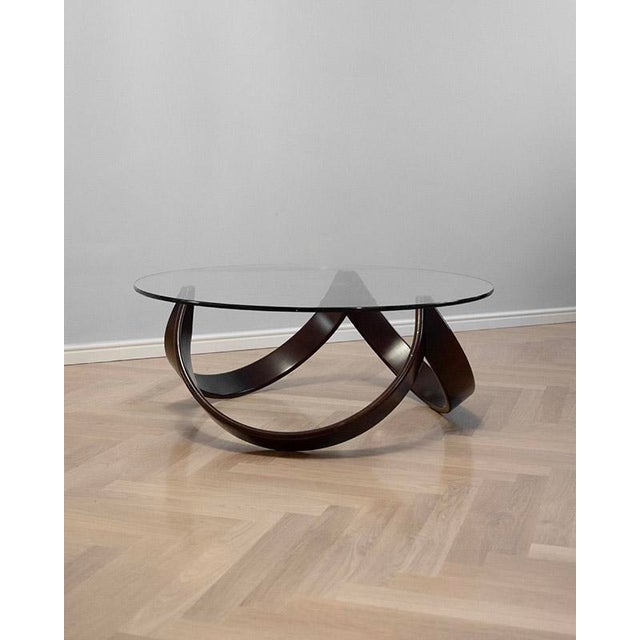Mid-Century Modern Italian Bentwood Coffee Table, 1970s For Sale - Image 6 of 6