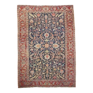 Antique Serapi Rug 8'8'' x 12'4'' For Sale