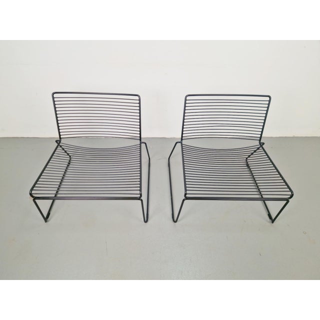 Wire Lounge Chairs by Hee Welling for Hay, Denmark, 2010s, Set of 2 For Sale - Image 6 of 9