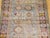19th Century Antique Caucasian Karabagh Rug, Geometric Design, Handwoven Wool, Turquoise & Red, 5' x 9' For Sale - Image 5 of 9