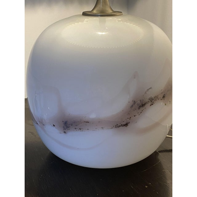 Sakura Table Lamp with Le Klint White Shade by Michael Bang for Holmegaard, Denmark, 1980s For Sale - Image 9 of 13