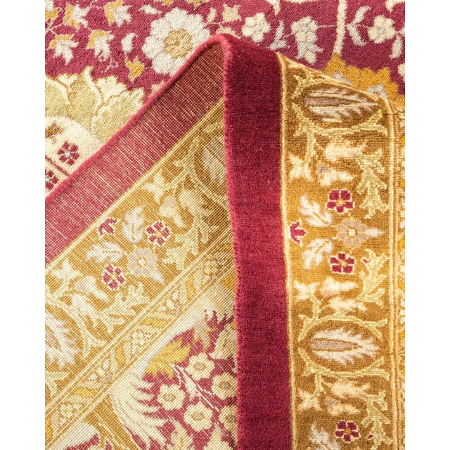 Mogul, One-of-a-Kind Hand-Knotted Area Rug in Purple, 9' 2" x 12' 2" For Sale In New York - Image 6 of 8