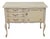 Chippendale White Gold Three Drawers Chest of Drawers, 1960s For Sale
