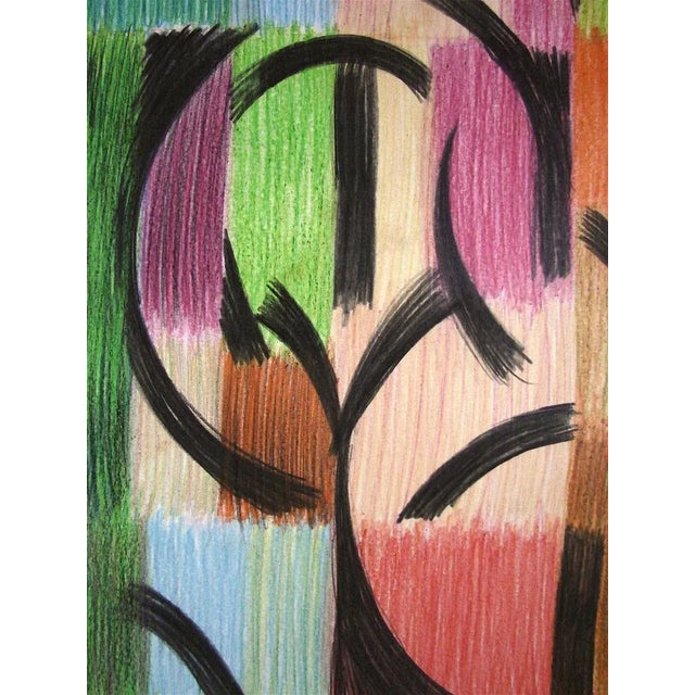 Anastasia Avraliova, Tree No. 4, 2022, Colored Pencil on Paper, in Flawless conditions. This piece is attributed to the...