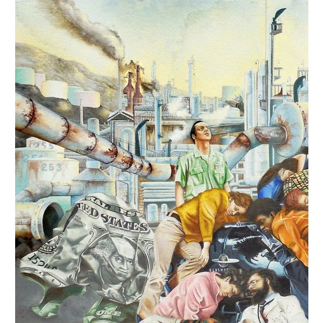 1970s 'The Fall of America' by Ron Croci, Illustrator, Beat, Allen Ginsberg For Sale - Image 5 of 8