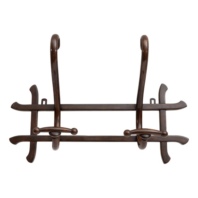 Art NouveauCurved Wood Wall Hanging from Thonet Vienna, 1809 For Sale