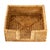 2020s Artifacts Rattan Cocktail Napkin Holder with Cutout, Honey Brown For Sale - Image 5 of 5