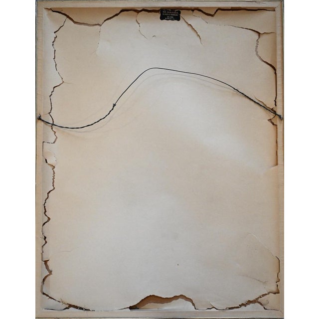 Paint Mid 20th Century Johnny Friedlaender Abstract Composition Color Etching With Aquatint, Signed & Numbered For Sale - Image 7 of 7