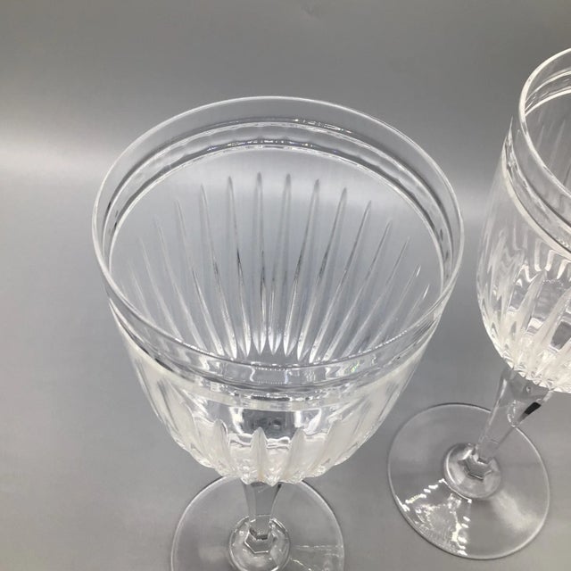Waterford Water Goblets "Hanover" - A Pair For Sale - Image 12 of 13