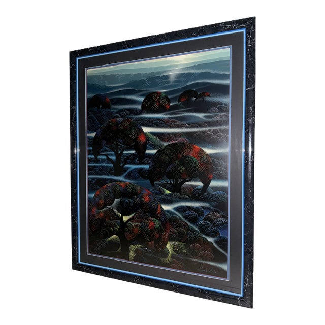 1990 Eyvind Earle 'Garden of Dreams' Signed Serigraph For Sale