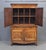 Farmhouse Antique French Elm Deux Corps Buffet Cabinet With Inlay and Fitted Interior For Sale - Image 3 of 18