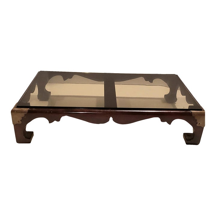 Mid-Century Chinese Solid Rosewood Low Kang Table / Tabletop Riser ...
