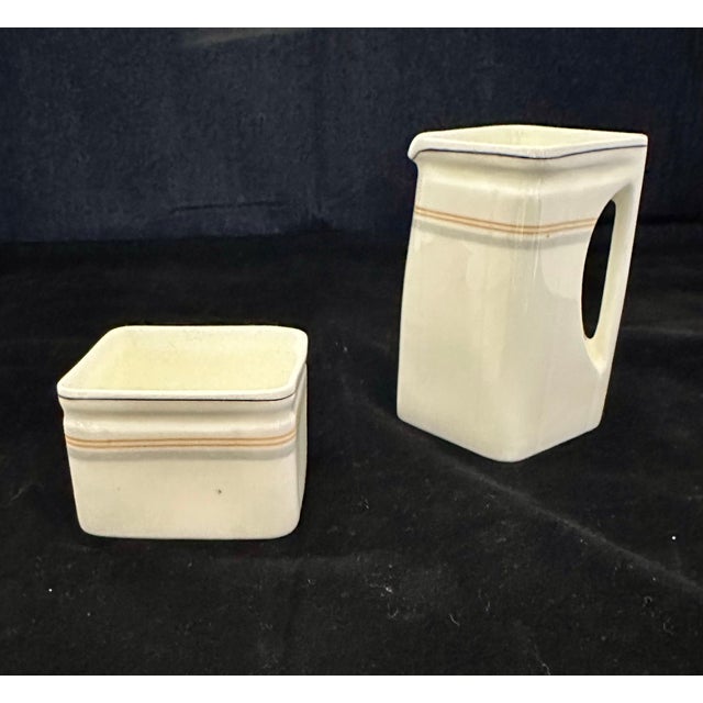 Early 20th Century Early 20th Century Art Deco Cunard Line Foley Bone China Tea Service – Tray Set With Ephemera - 11pcs For Sale - Image 5 of 12