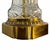 1970s Neoclassical Cut Crystal and Brass Urn Form Table Lamps (No Shades) – A Pair For Sale - Image 4 of 4