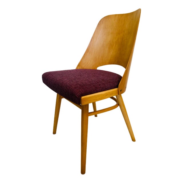 Vintage Czechoslovakian Chair by Radomir Hoffmann for Ton, 1960s For Sale