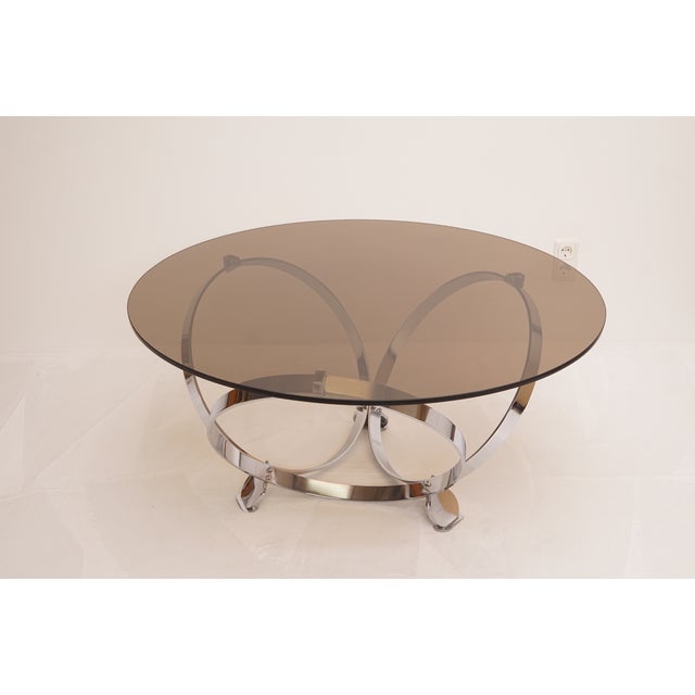 Metal Coffee Table attributed to Knut Hesterberg for Ronald Schmitt, 1970s For Sale - Image 7 of 14