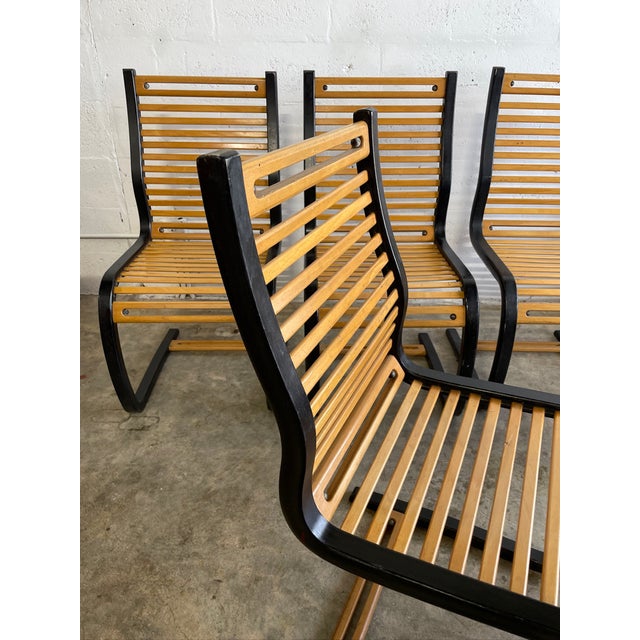Scandinavian Modern Terje Hope for Westnofa Set of 4 Dining Chairs For Sale - Image 10 of 11