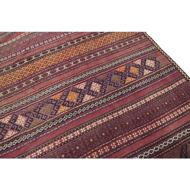 Vintage Nomadic Turkmen Sarma Kilim Rug, 1920s For Sale - Image 18 of 18