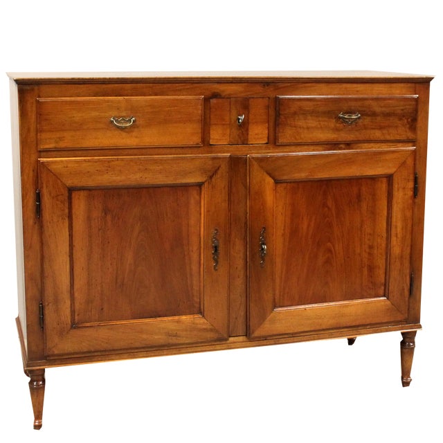 18th Century Italian Directory Sideboard in Walnut For Sale