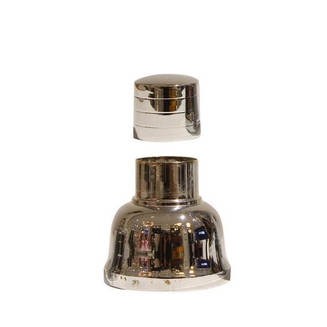 Gold Hammered Alpaca Cocktail Shaker, Italy, 1960 For Sale - Image 8 of 9