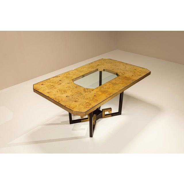 Dining Table by Sandro Petti for Angelo Metallarte, Italy, 1970s For Sale - Image 6 of 14