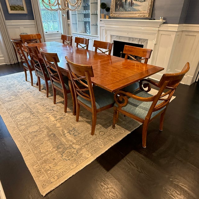 Baker Milling Road Extendable Dining Table and 10 Chairs For Sale - Image 15 of 18