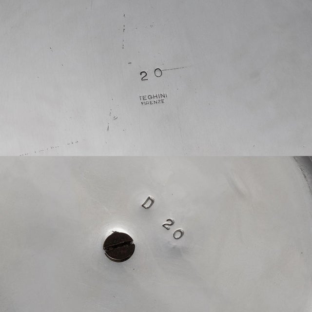 Vintage Italian Silver-Plated Pumpkin Ice Bucket from Teghini, 1970s For Sale - Image 11 of 12