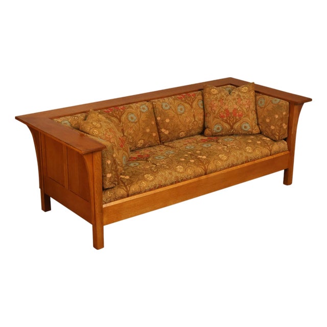 Stickley Mission Collection Oak Prairie Settle For Sale
