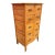 1920s Antique American Tiger Oak Tall Chest Dresser on Casters in the Style of Ralph Lauren For Sale