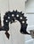 Old Lights On is pleased to offer this vintage four arm dragon iron candle fixture. Late 19th century. Never wired. All...
