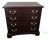 1990s Henkel Harris Mahogany Chippendale Hanover Chairside Chest For Sale