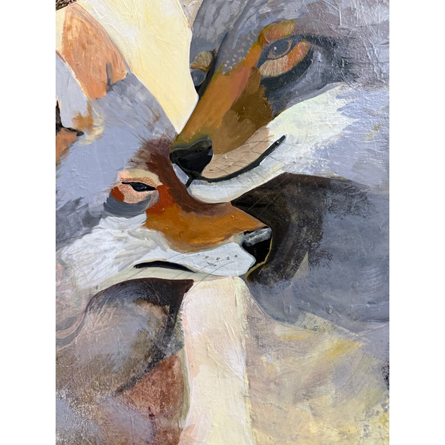 “Coyote Love” Art by LWren Walraven For Sale In Santa Fe - Image 6 of 11