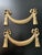 Pair of Solid Brass Wall Swags with Neoclassical Styling. Can be used alone or above or below a picture or a decorative...