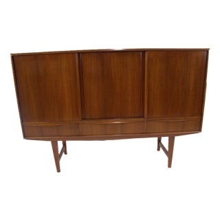 1960s Danish Teak Highboard by E. W. Bach for Sejling Skabe For Sale