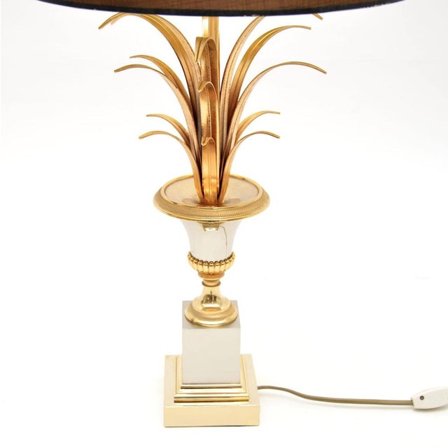 Metal Vintage Table Lamp from Boulanger, 1970s For Sale - Image 7 of 9